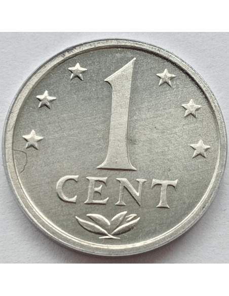 Rewers monety Antyle Holenderskie 1 Cent 1984