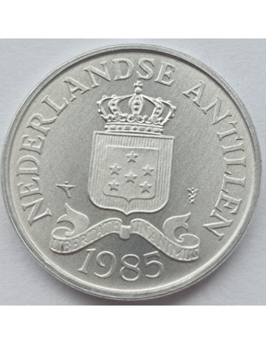 Awers monety Antyle Holenderskie 25 Cent 1985