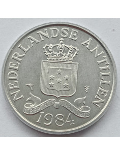 Awers monety Antyle Holenderskie 25 Cent 1984