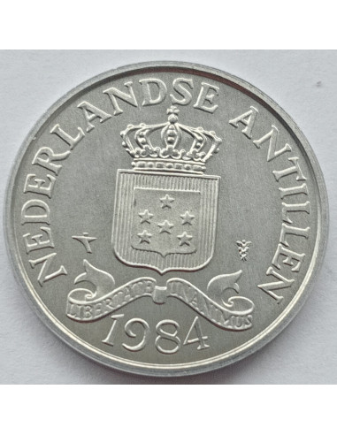 Awers monety Antyle Holenderskie 25 Cent 1984