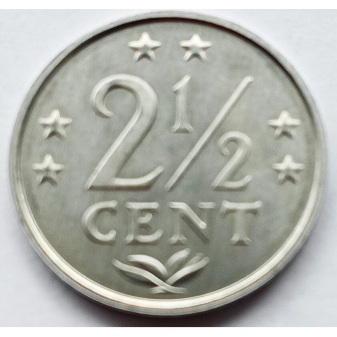 Rewers monety Antyle Holenderskie 25 Cent 1983