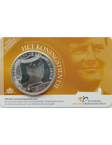 Awers monety Holandia 10 Euro 2013 Koronacja WilhelmaAleksandra