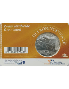 Awers monety Holandia 10 Euro 2013 Koronacja WilhelmaAleksandra 2