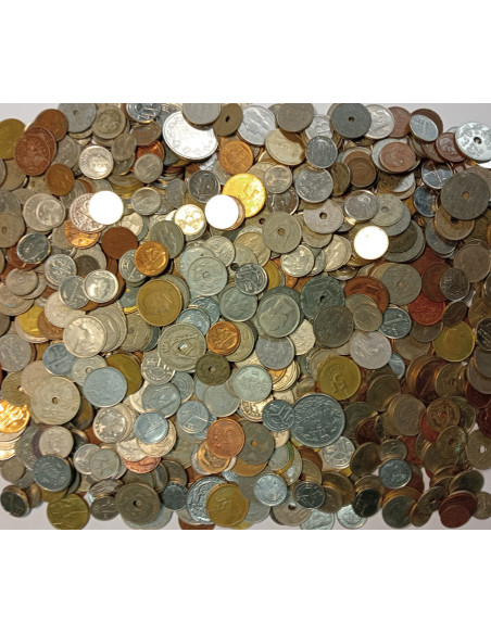 Awers monety Monety ze świata MIX zestaw 295 kg