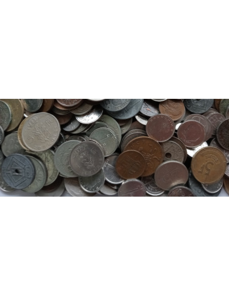 Rewers monety Monety ze świata MIX zestaw 295 kg