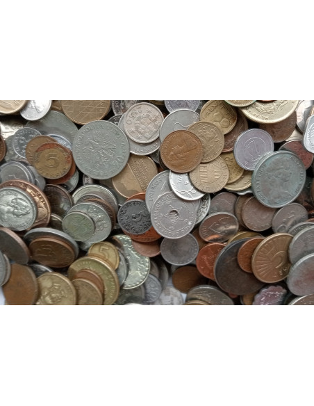 Rewers monety Monety ze świata MIX zestaw 3 kg