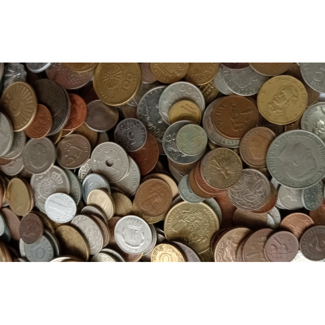 Rewers monety Monety ze świata MIX zestaw 3 kg