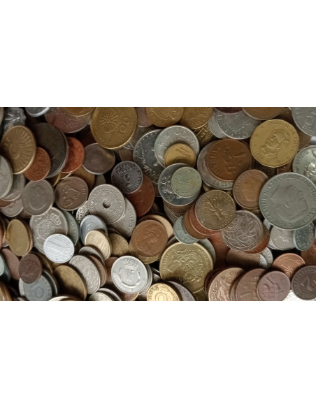 Rewers monety Monety ze świata MIX zestaw 3 kg