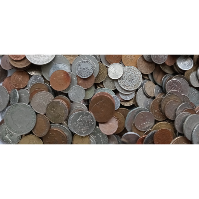 Rewers monety Monety ze świata MIX zestaw 3 kg