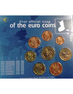 Awers monety Finlandia zestaw monet 1 cent do 2 euro