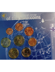 Awers monety Finlandia zestaw monet 1 cent do 2 euro 2