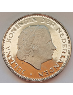 Awers monety Holandia 25 Gulden 1980 2