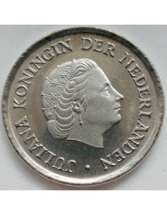 Awers monety Holandia 10 centów 1980 2