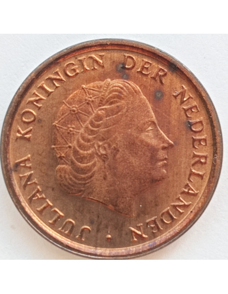 Rewers monety Holandia 1 cent 1980