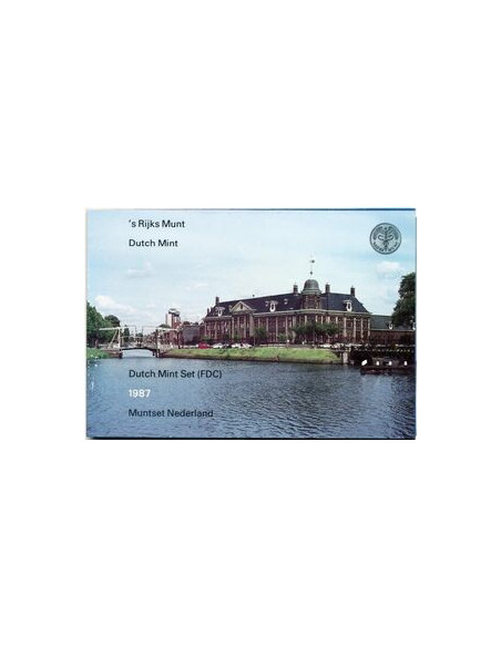 Awers monety 1987 Różne Guldeny Zestaw Prowincja Utrecht