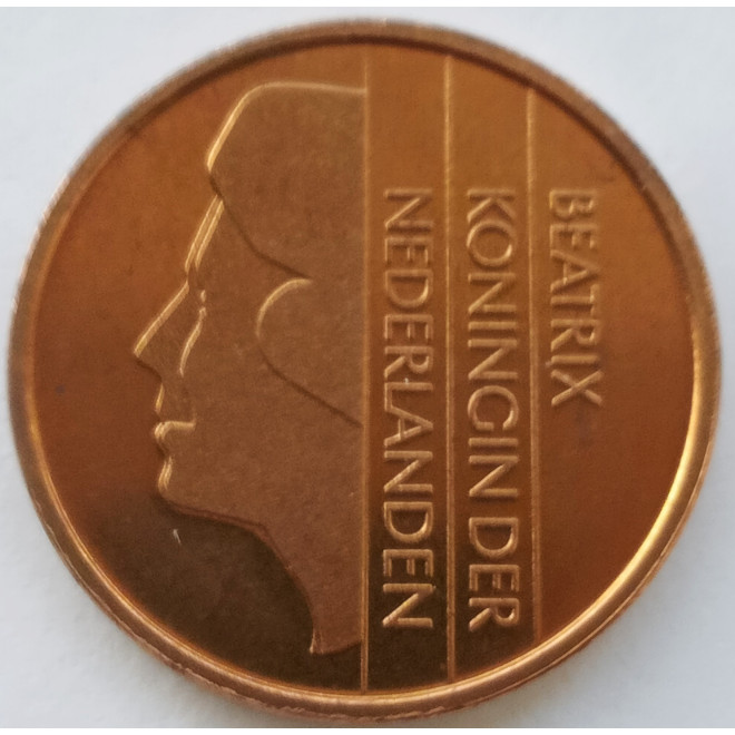 Rewers monety Holandia 5 Cent 1987