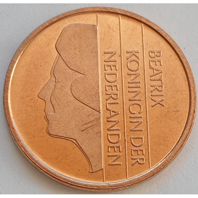 Rewers monety Holandia 5 Cent 1990