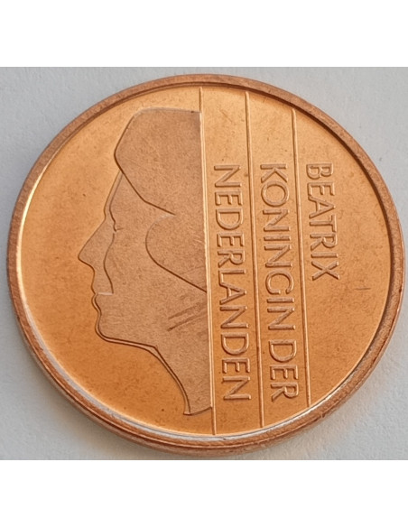 Rewers monety Holandia 5 Cent 1990