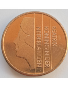 Awers monety Holandia 5 Gulden 1990 2