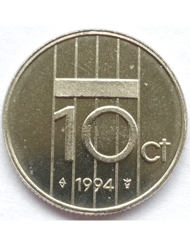 Awers monety Holandia 10 Cent 1994