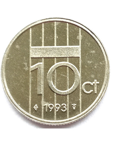 Awers monety Holandia 10 Cent 1993