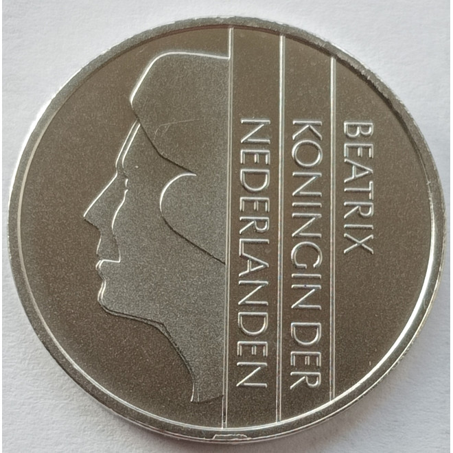 Rewers monety Holandia 1 Gulden 2000