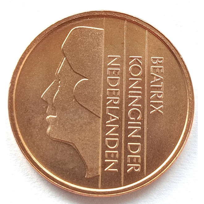 Rewers monety Holandia 5 Cent 2000