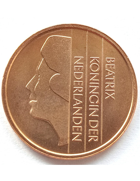 Rewers monety Holandia 5 Cent 2001