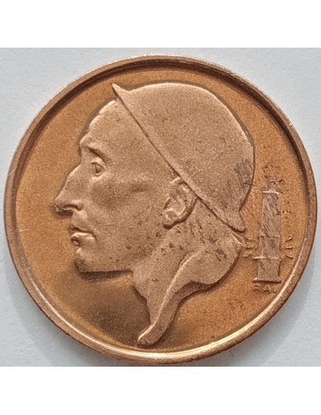 Rewers monety Belgia 50 centymów 1982