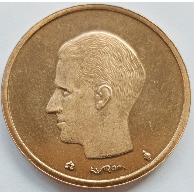 Rewers monety Belgia 20 Franków 1982