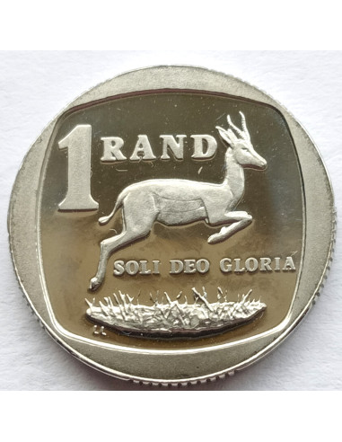 Awers monety Republika Południowej Afryki 1 Rand 1992