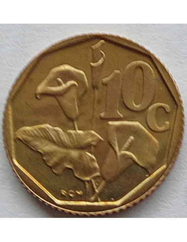 Awers monety Republika Południowej Afryki 10 Cent 1992