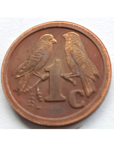 Awers monety Republika Południowej Afryki 1 Cent 1992