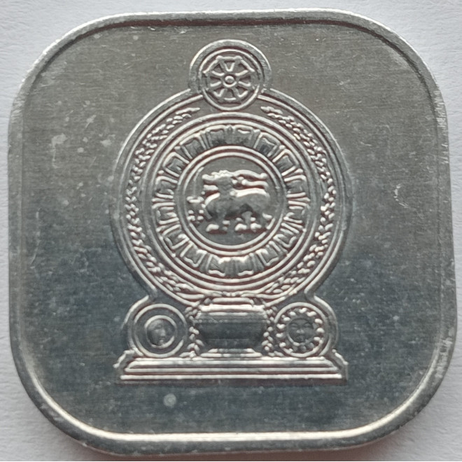Rewers monety Sri Lanka 5 Cent 1988