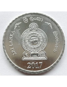 Awers monety Sri Lanka 5 Rupii 2017 2