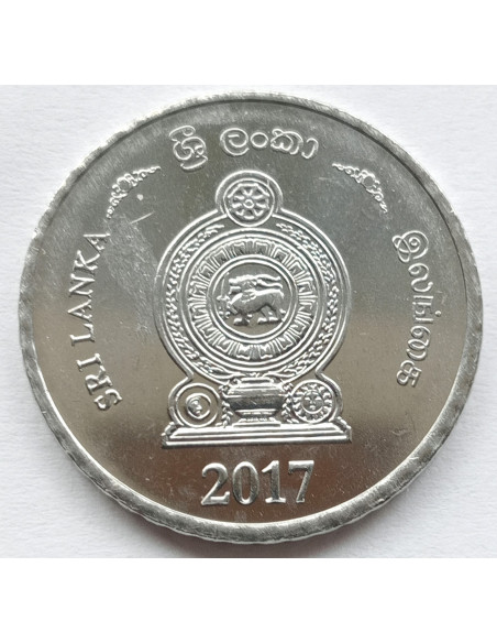 Rewers monety Sri Lanka 5 Rupii 2017
