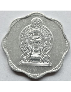 Awers monety Sri Lanka 10 Cent 1988 2