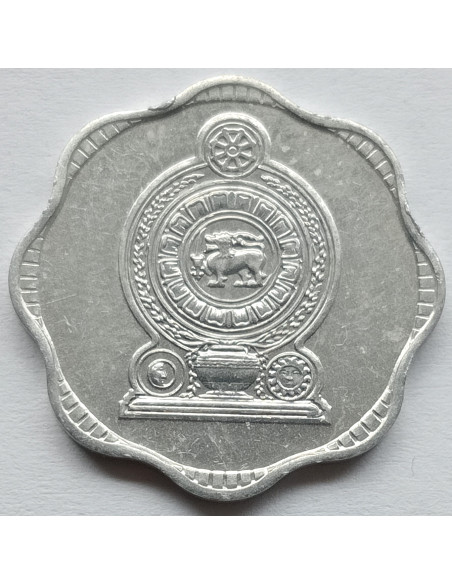 Rewers monety Sri Lanka 10 Cent 1988