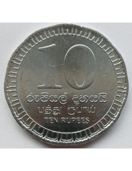 Moneta Sri Lanka 10 Rupii 2017
