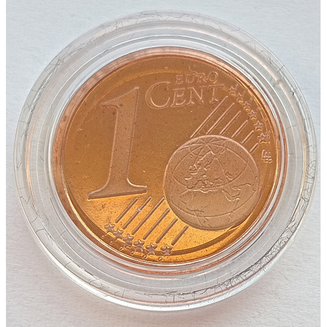 Moneta Finlandia 1 Euro Cent 2000 Lew Heraldyczny Herbu Finlandii