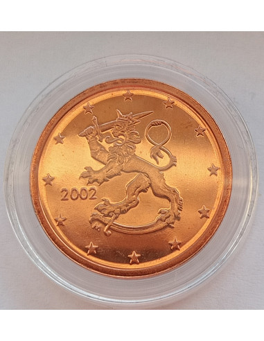 Moneta Finlandia 2 Euro Centy 2000 Lew heraldyczny herbu Finlandii