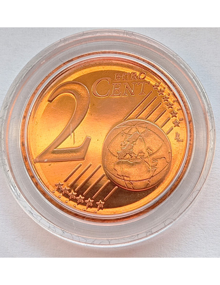 Moneta Finlandia 2 Euro Centy 2000 Lew heraldyczny herbu Finlandii