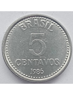 Moneta Brazylia 5 Centów 2010