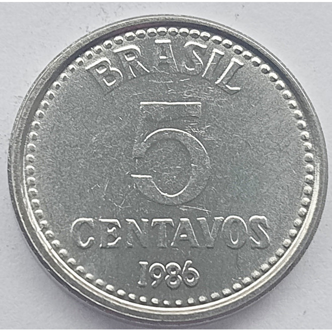 Moneta Brazylia 5 Centów 2010