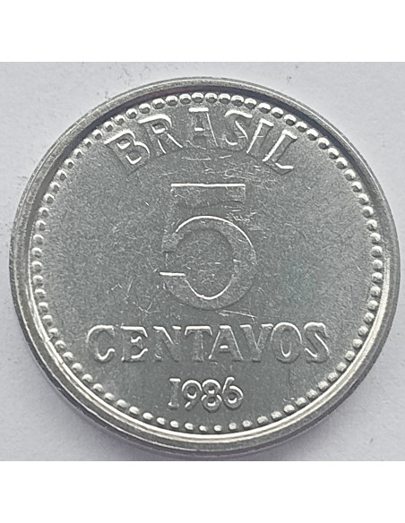 Moneta Brazylia 5 Centów 2010