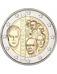 Awers monety Luksemburg 2 euro 2015 125lecie dynastii NassauWeilburg