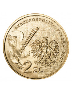 Awers monety 2 zł 2002 Polscy malarze XIX/XX w.: Jan Matejko 18381893 2