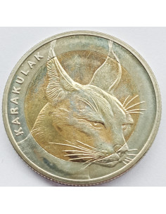 Moneta Turcja 1 Lira 2021100 lat Gaziantepu