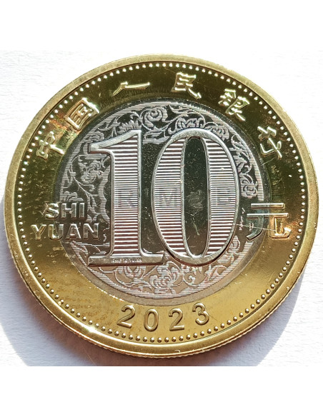 Moneta Chiny 10 Yuan 2023 Rezerwat Przyrody Sanjiangyuan