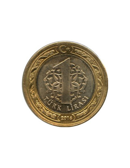 Moneta Turcja 1 Lira  2015 Koza angorska